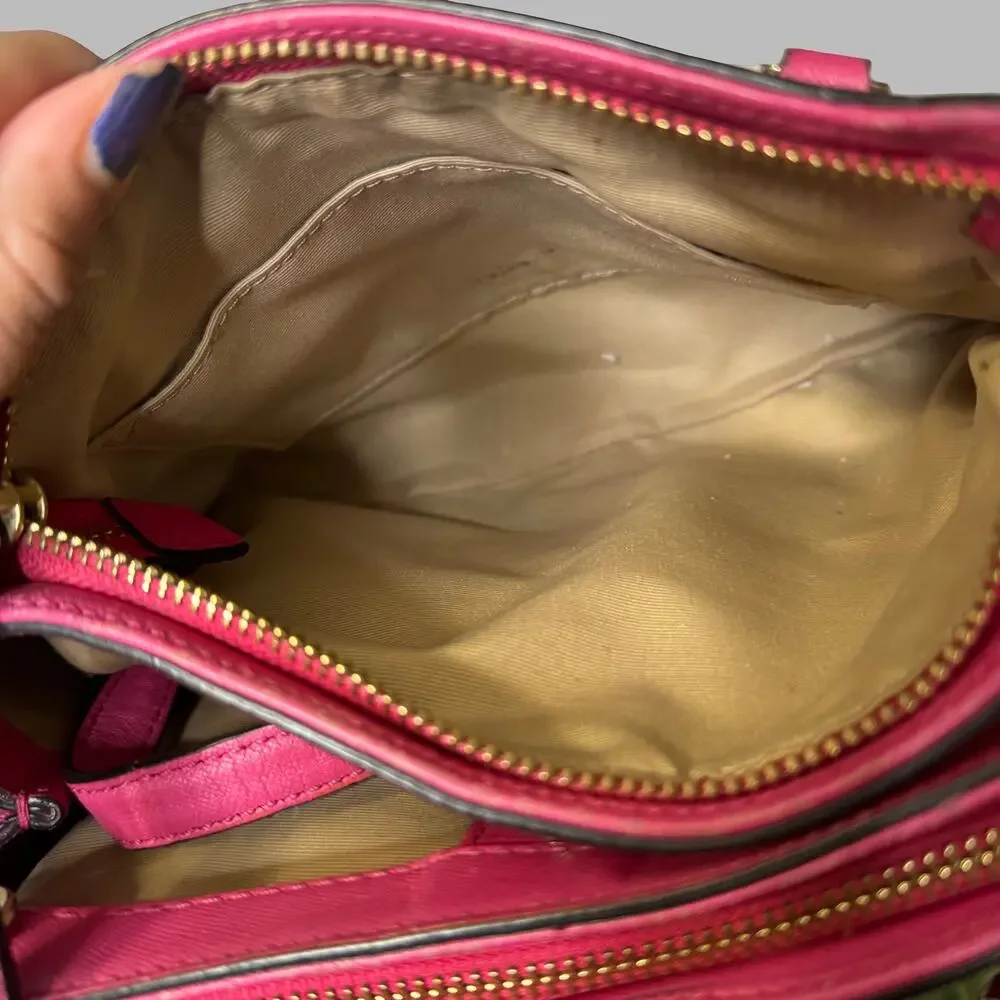 Coach Madison Mini Christie Carryall Saffiano Leather Bag Pink